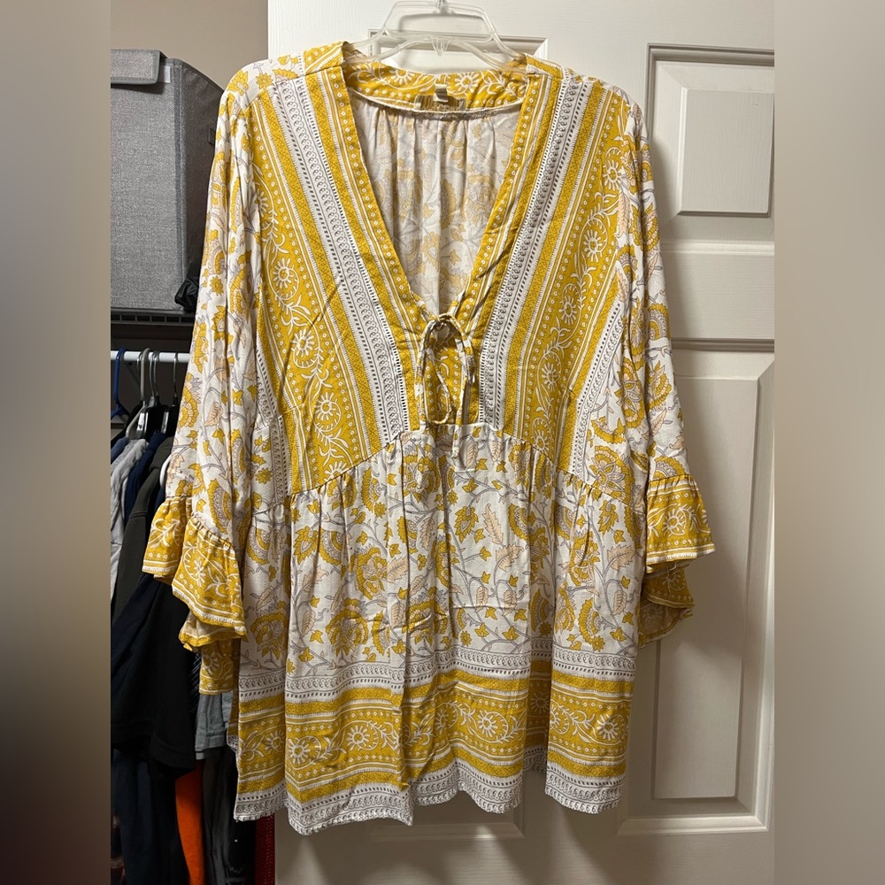 Cynthia Rowley 2x boho style plus size